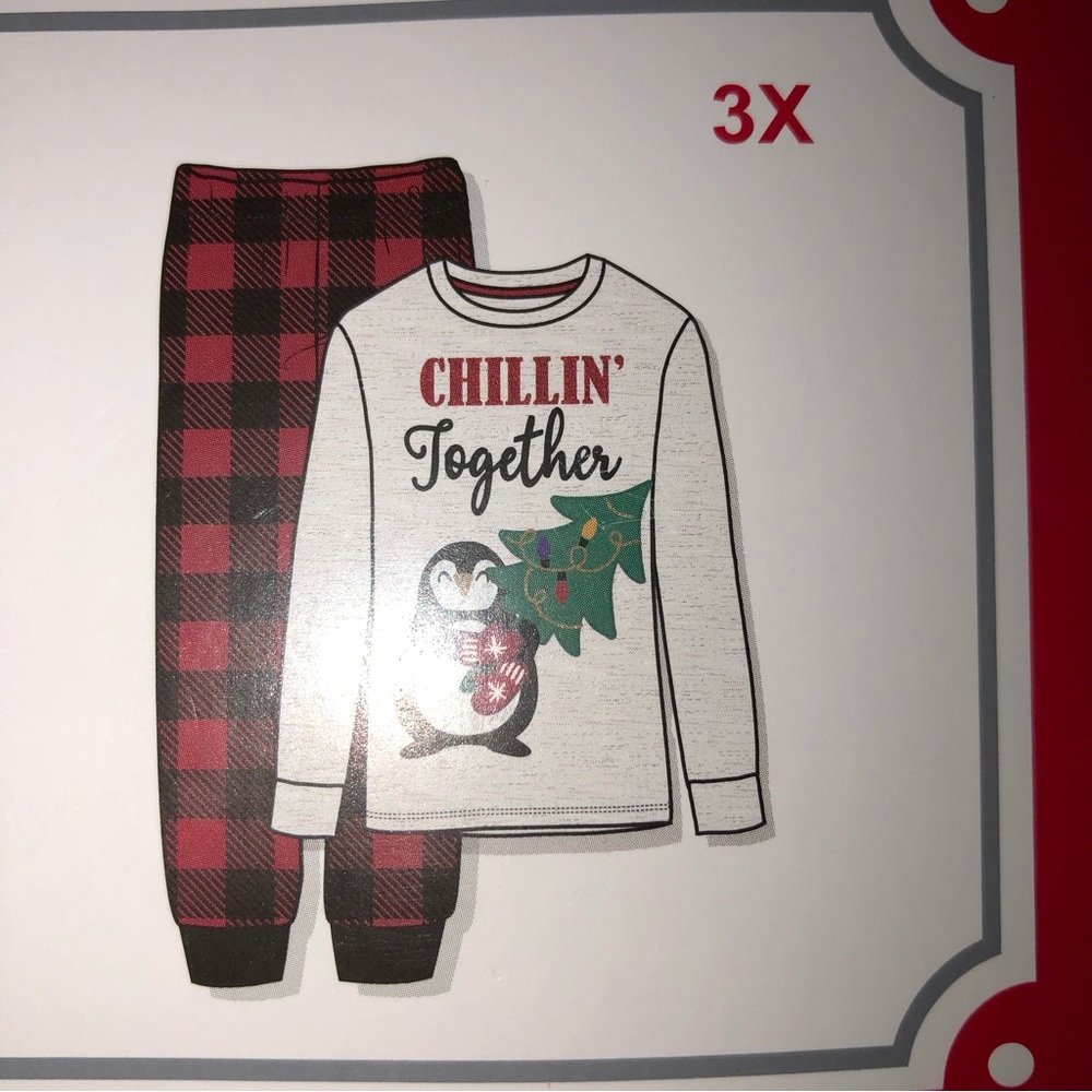 Men’s size 3X Holiday Time pajama set - NWT